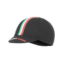 CASTELLI kapa - ROSSO CORSA  - crna