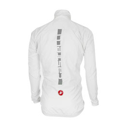 CASTELLI jakna otporna na vjetar - SQUADRA ER - bijela