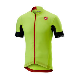 CASTELLI dres kratkih rukava - AERO RACE 4.1 SOLID - žuta