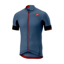 CASTELLI dres kratkih rukava - AERO RACE 4.1 SOLID - plava
