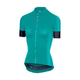 CASTELLI dres kratkih rukava - ANIMA 2.0 LADY - plava/zelena