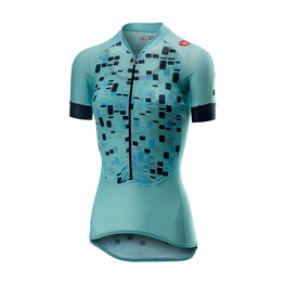 CASTELLI dres kratkih rukava - CLIMBER'S LADY - plava