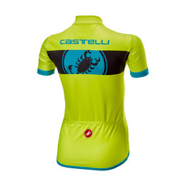 CASTELLI dres kratkih rukava - FUTURE RACER KIDS - žuta