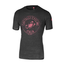 CASTELLI majica kratkih rukava - ARMANDO - ružičasta/siva