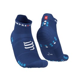 COMPRESSPORT čarape do gležnja - PRO RACING 4.0 RUN - plava