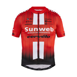 dres kratkih rukava - SUNWEB 2019 - crna/crvena/bijela