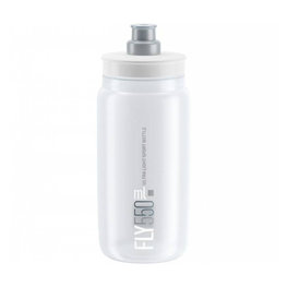 boca za vodu - FLY 550 ml  - transparentna/siva