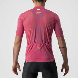 CASTELLI dres kratkih rukava - GIRO '21 MAGLIA ROSA - ružičasta
