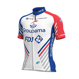 ALÉ dres kratkih rukava - GROUPAMA FDJ 2019 - bijela/plava/crvena