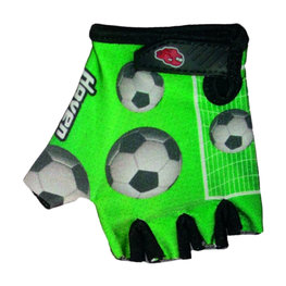 HAVEN rukavice s kratkim prstima - DREAM KIDS - zelena/bijela/crna