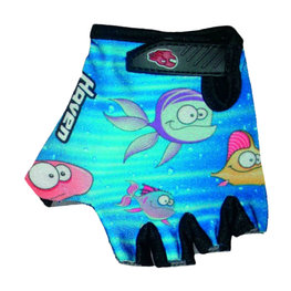 HAVEN rukavice s kratkim prstima - DREAM KIDS - crna/plava