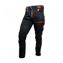 HAVEN duge hlače bez tregera - SINGLETRAIL LONG - crvena/crna