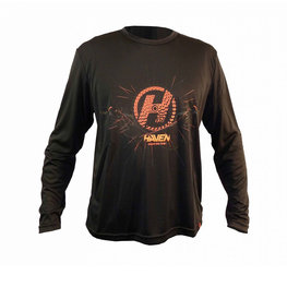 HAVEN dres dugih rukava ljetni - NAVAHO LONG II - crna/crvena