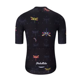 HOLOKOLO dres kratkih rukava - DRAGONFLIES ELITE - crna