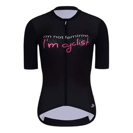 HOLOKOLO dres kratkih rukava - CYCLIST ELITE LADY - ružičasta/crna/bijela