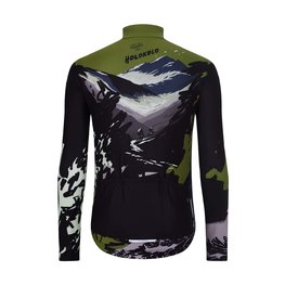 HOLOKOLO dres dugih rukava zimski - CAMOUFLAGE WINTER - zelena/crna