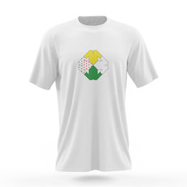 NU. BY HOLOKOLO majica kratkih rukava - TOUR - bijela/višebojna