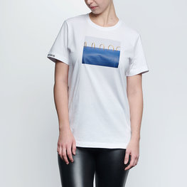 NU. BY HOLOKOLO majica kratkih rukava - CURIOSITY - bijela/plava