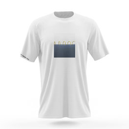 NU. BY HOLOKOLO majica kratkih rukava - CURIOSITY - bijela/plava