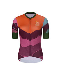 RIVANELLE kratki dres i kratke hlače - SERENITY  - crna/crvena/ljubičasta