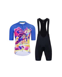 HOLOKOLO kratki dres i kratke hlače - VOYAGE - višebojna/plava