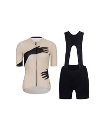 RIVANELLE kratki dres i kratke hlače - HANDS LADY  - crna/bež