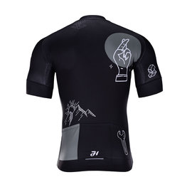 HOLOKOLO dres kratkih rukava - BLACK OUT - bijela/crna