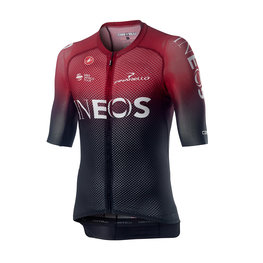 CASTELLI dres kratkih rukava - TEAM INEOS 2019 - crna/crvena