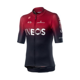 CASTELLI dres kratkih rukava - TEAM INEOS 2019 - crna/crvena