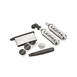 LEZYNE CO2 pumpa/bombica - TWIN KIT CO2 - srebrna/crna