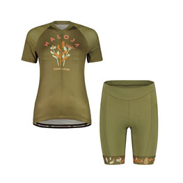 MALOJA kratki dres i kratke hlače - GANESM. - zelena