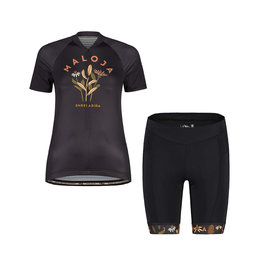 MALOJA kratki dres i kratke hlače - GANESM. - crna