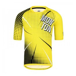 MONTON dres kratkih rukava - BOOM MTB - žuta
