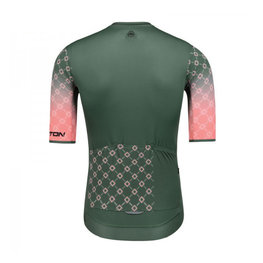 MONTON dres kratkih rukava - LIFE - zelena/ružičasta