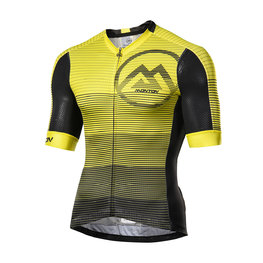 MONTON dres kratkih rukava - GRADIANT FUN - žuta/crna