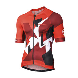 MONTON dres kratkih rukava - CINDER - crna/crvena/bijela