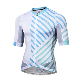 MONTON dres kratkih rukava - TRAFICCO - bijela/plava