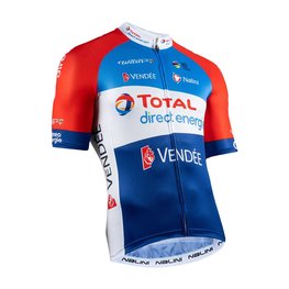 NALINI dres kratkih rukava - DIRECT ENERGIE 2020 - bijela/plava/crvena