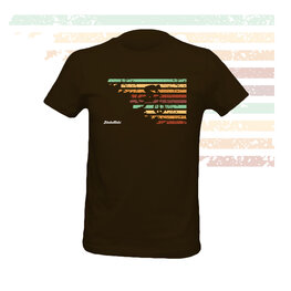 NU. BY HOLOKOLO majica kratkih rukava - DETERMINED - smeđa