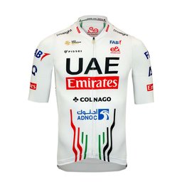 PISSEI dres kratkih rukava - UAE TEAM EMIRATES 24 - crna/crvena/bijela