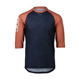 POC dres kratkih rukava - MTB PURE 3/4 - plava/narančasta