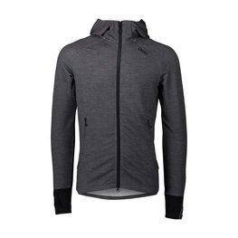 POC dukserica - MERINO ZIP HOOD - siva