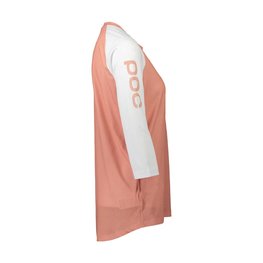 POC dres kratkih rukava - MTB PURE 3/4 LADY - bijela/ružičasta