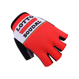 rukavice s kratkim prstima - LOTTO 2017 - bodro/crvena