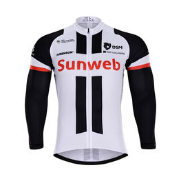 dres dugih rukava zimski - SUNWEB 2018 WINTER - bijela/crna