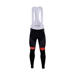 duge hlače s tregerima - TREK 2018 WINTER - crvena/crna