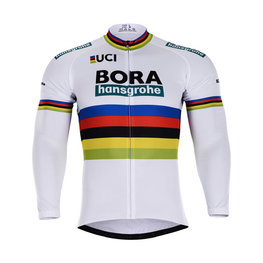 dres dugih rukava ljetni - BORA UCI 2018 SUMMER - bijela/višebojna