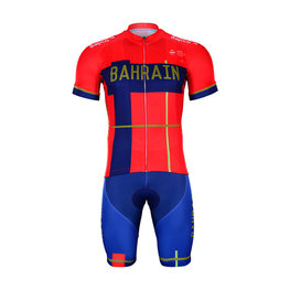 BONAVELO kratki dres i kratke hlače - BAHRAIN MERIDA 2019 - plava/crvena