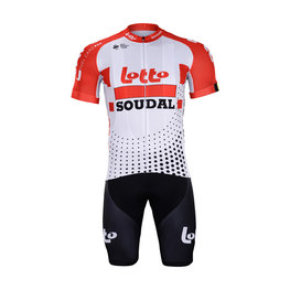 BONAVELO kratki dres i kratke hlače - LOTTO SOUDAL 2019 - bijela/crna/crvena