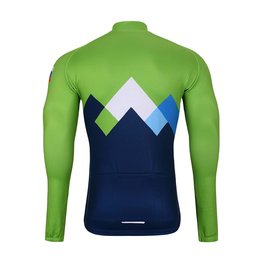 BONAVELO dres dugih rukava zimski - SLOVENIA - plava/zelena